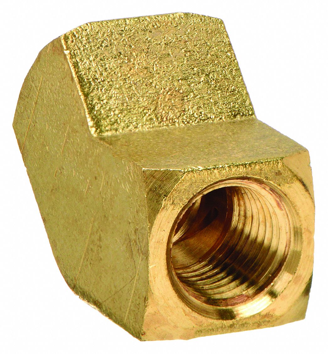 APPROVED VENDOR ELBOW,45 DEGREES,LOW LEAD BRASS,1000 PSI - Metal Pipe ...