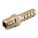 BARBED HOSE FITTING, FOR ½ IN HOSE ID, HOSE BARB X NPT, MALE X MALE, HEX, BRASS