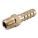 BARBED HOSE FITTING, FOR ½ IN HOSE ID, HOSE BARB X NPT, MALE X MALE, HEX, BRASS