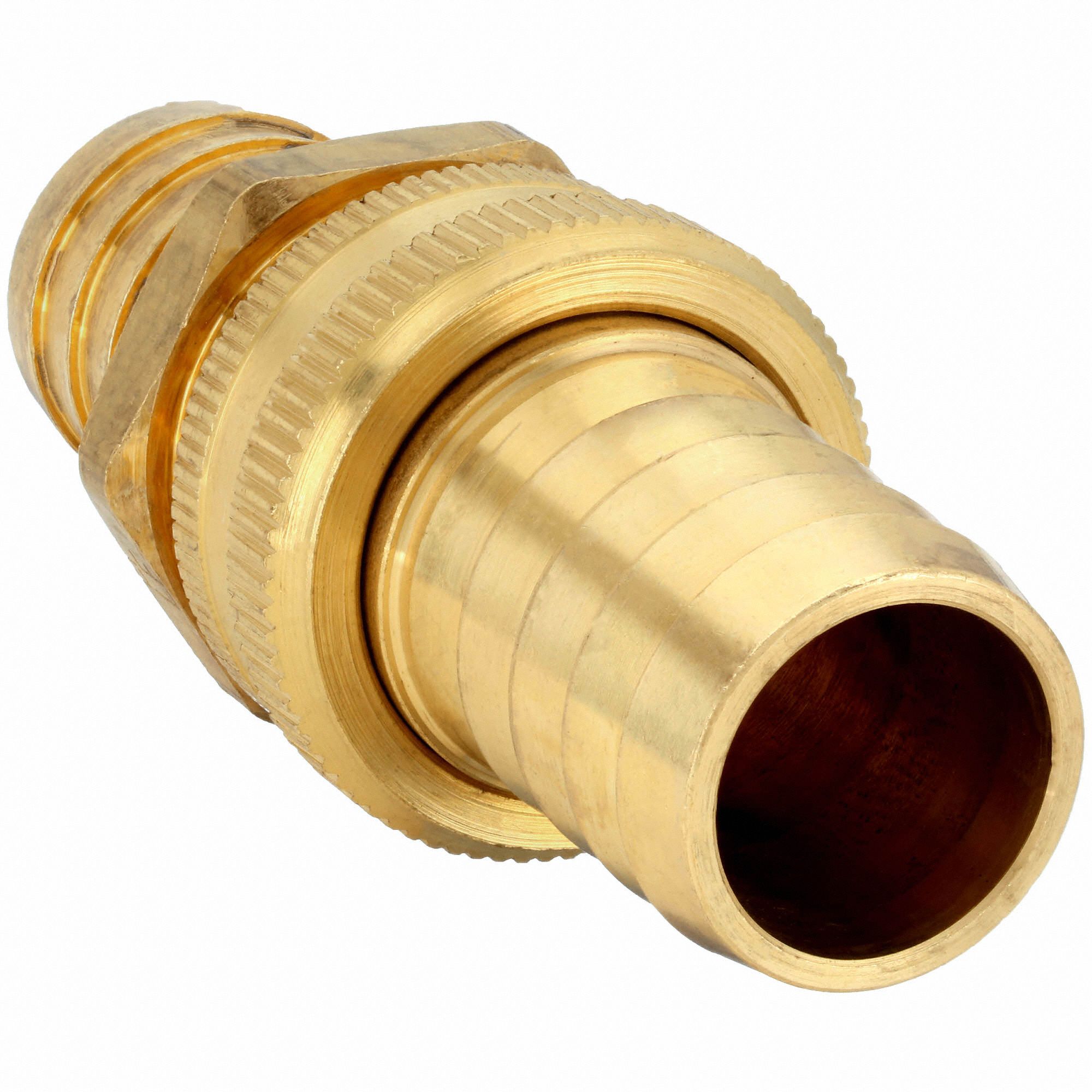 GRAINGER APPROVED Barbed Hose Fitting, Fitting Material Brass x Brass