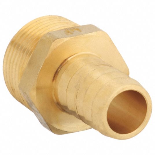 For 5/8 in Hose I.D., GHT x Hose Barb, Barbed Hose Fitting -  20XP87