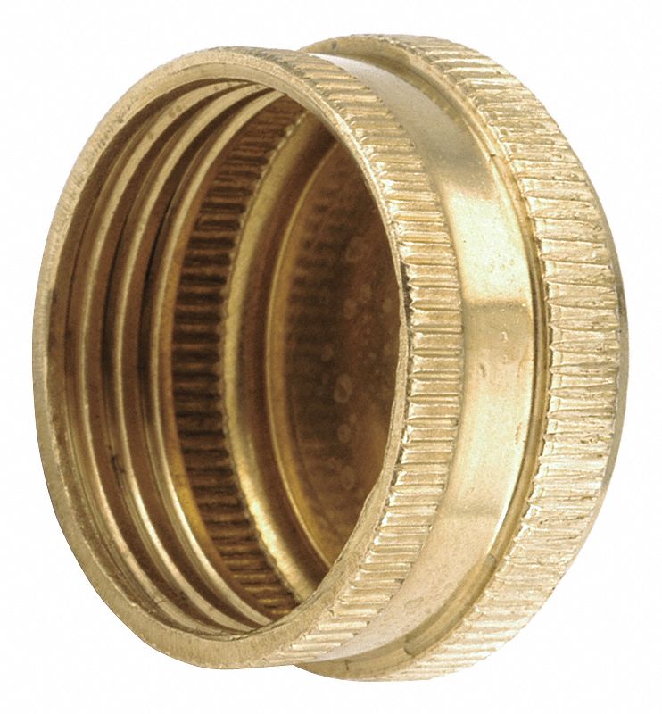 Grainger Approved Garden Hose Cap Material Brass For Hose I D 3