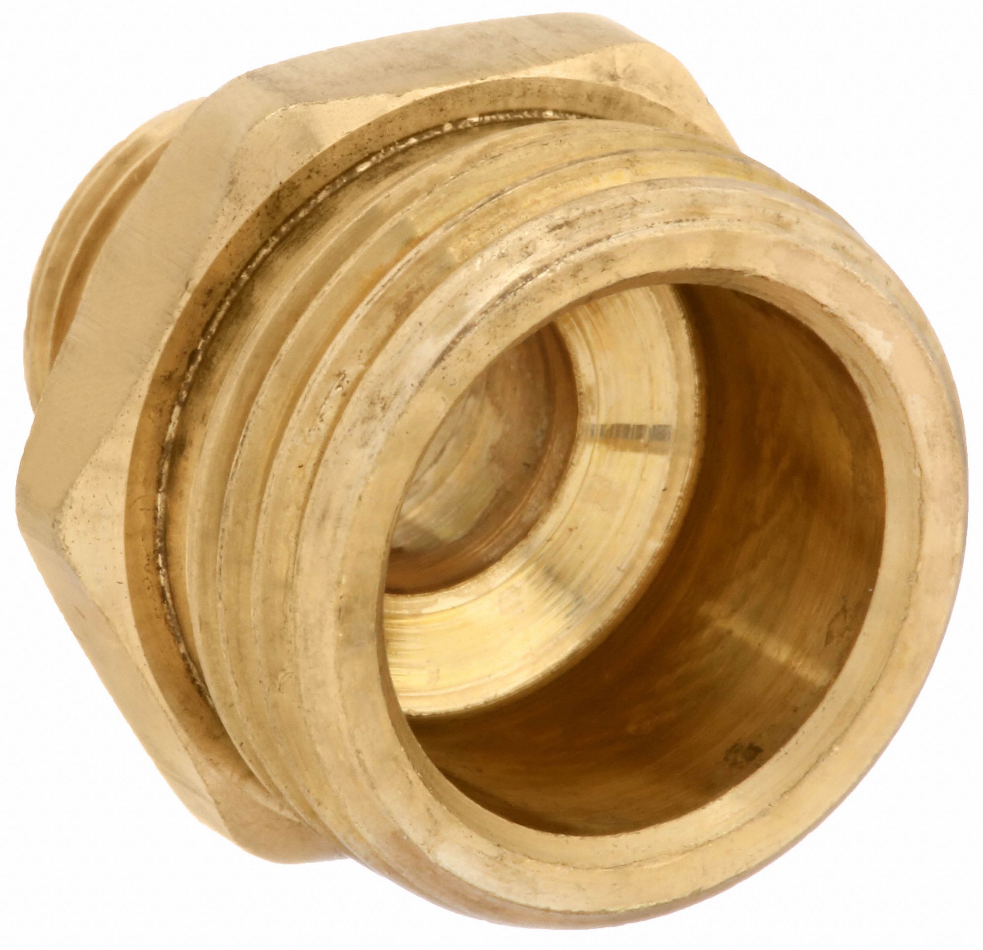 GRAINGER APPROVED Garden Hose Adapter, Fitting Material Brass x Brass