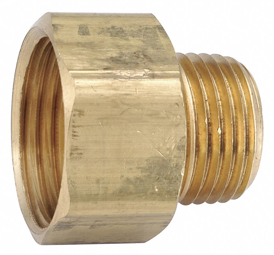 Grainger Approved Garden Hose Adapter Fitting Material Brass X Brass Fitting Size 3 4 X 1 2 xr13 18 Grainger