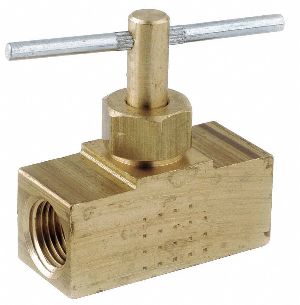 GRAINGER APPROVED Needle Valve, Low Lead Brass, 150 psi 20XR32709134