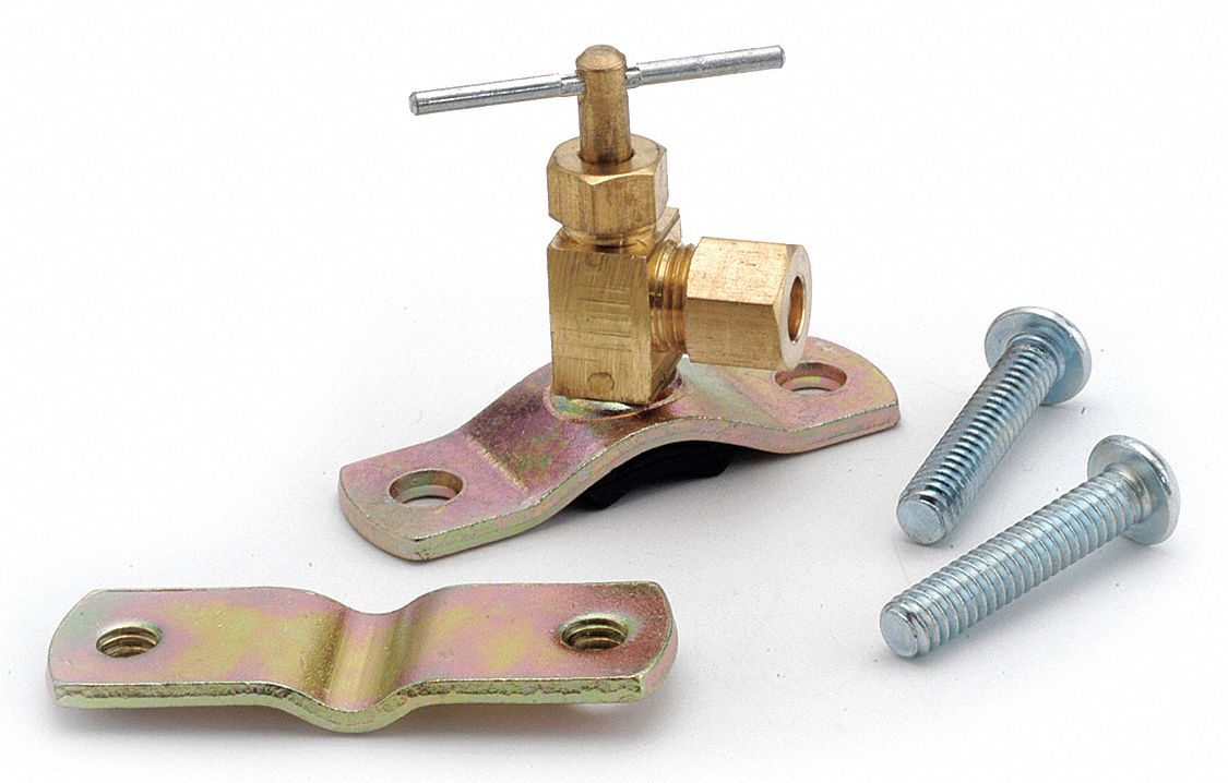 GRAINGER APPROVED Needle Valve, Low Lead Brass, 150 psi 20XR38709199