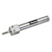 Single Acting Stainless Steel  Round Non-Repairable Air Cylinder, Front Block Mount image