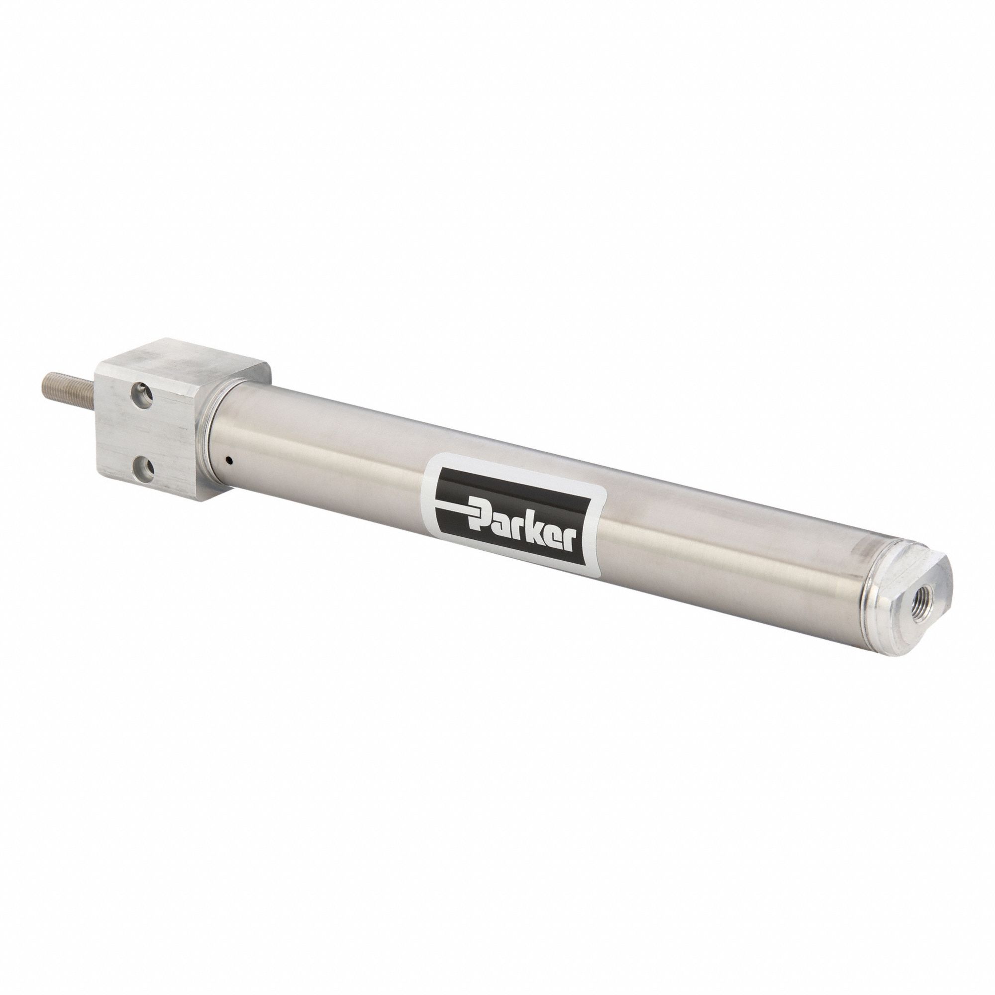 Air Cylinder: 1 1/2 in Bore, 5 in Stroke, Stainless Steel, Block Mounting, Magnetic Piston