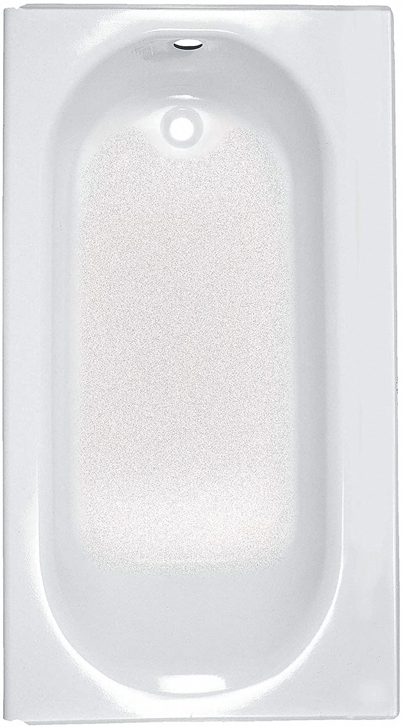 Recess Bath: Left Drain Location, 14 in Overall Ht, 60 in Overall Lg, Princeton