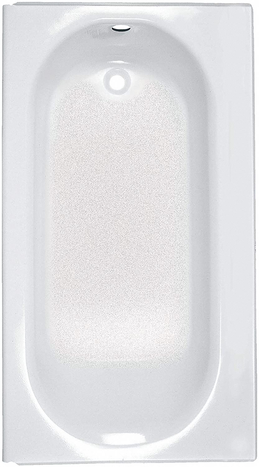 Recess Bath: Left Drain Location, 17 1/2 in Overall Ht, 60 in Overall Lg