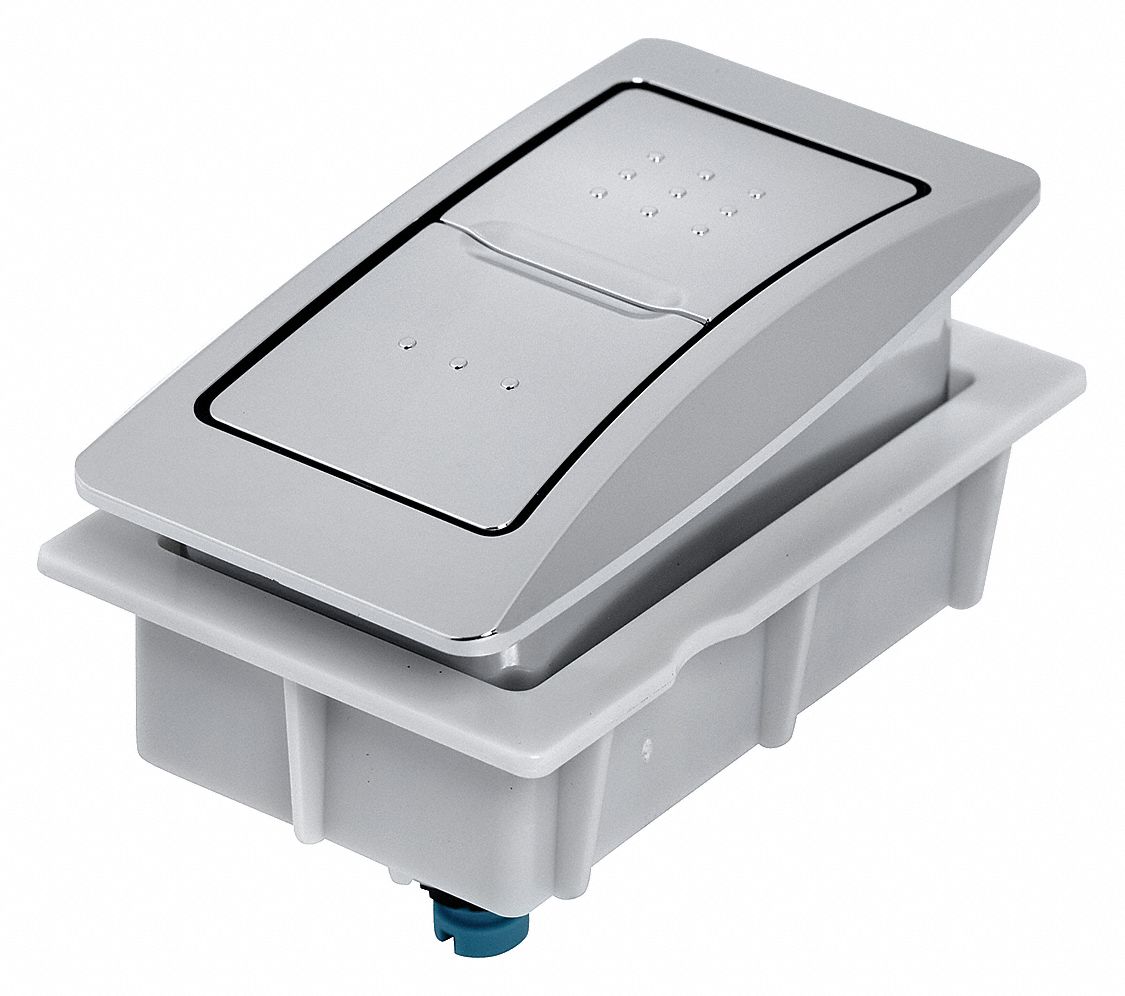 PUSH BUTTON ASSEMBLY: FITS AMERICAN STD BRAND, PLASTIC