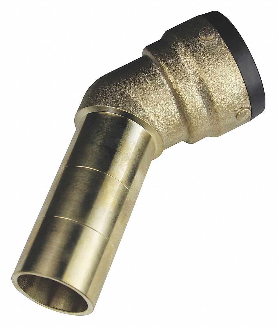 SHARKBITE DZR Brass Elbow, 45°   Push to Connect Tube Fittings   20XW13|SB0735