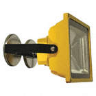 FLOODLIGHT, LED, RECHARGEABLE, MAGNETIC MOUNT, 3,000 LUMENS, 120 V, 30 W, YLW, TEMPERED GLASS, AL