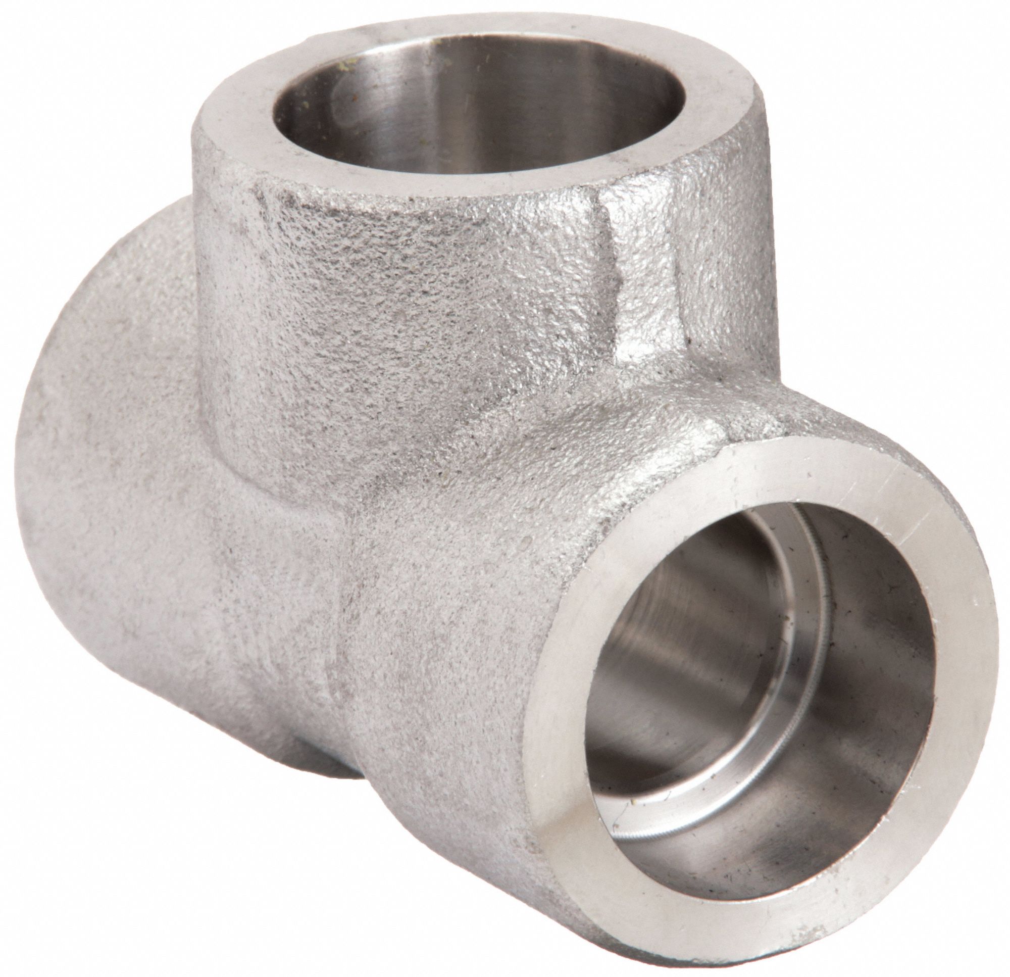 Tee: 316/316L Stainless Steel, 3/4 in x 3/4 in x 3/4 in Fitting Pipe Size, Female x Female x Female