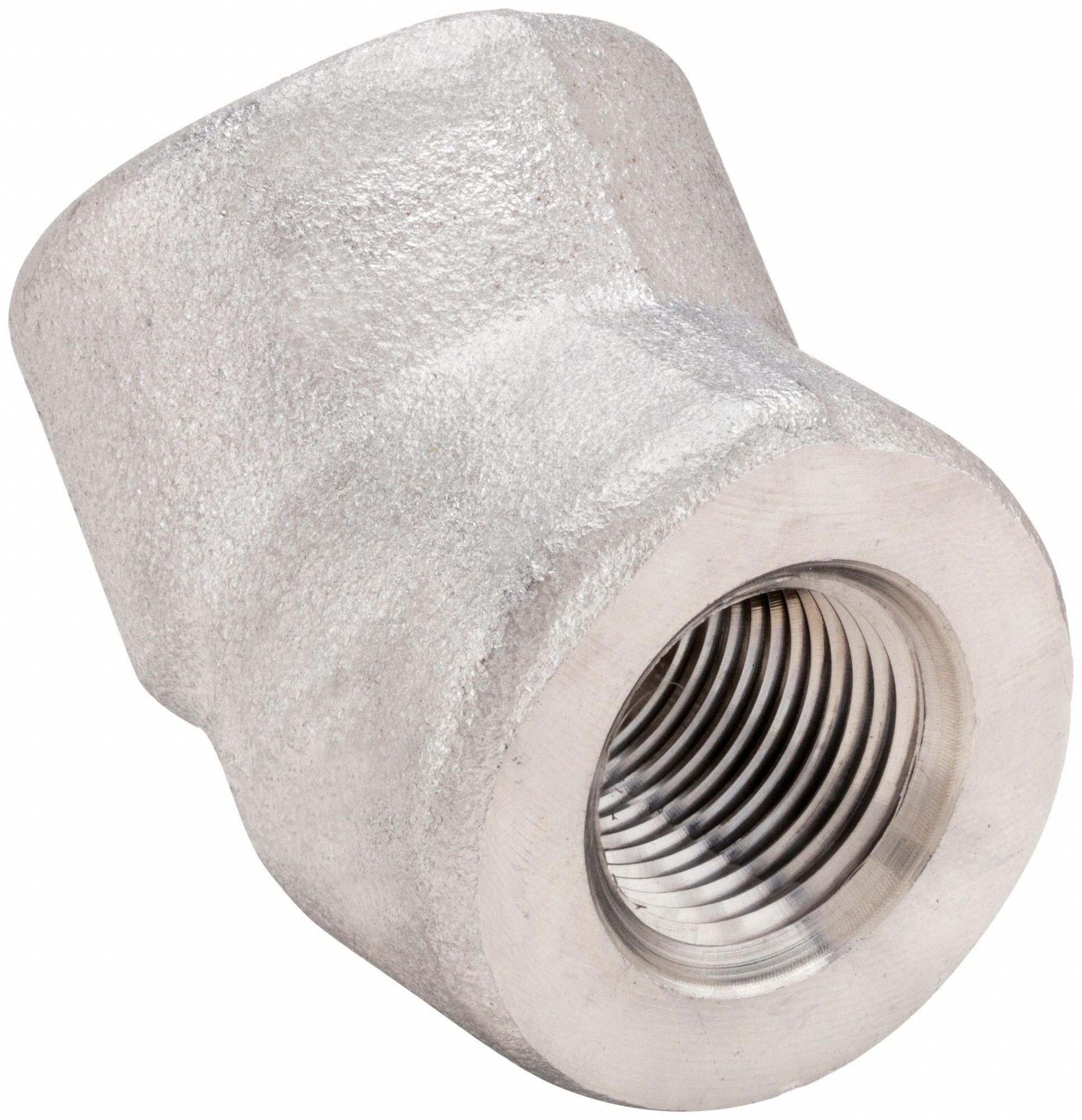 45° Elbow: 316/316L Stainless Steel, 1/2 in x 1/2 in Fitting Pipe Size, Female NPT x Female NPT