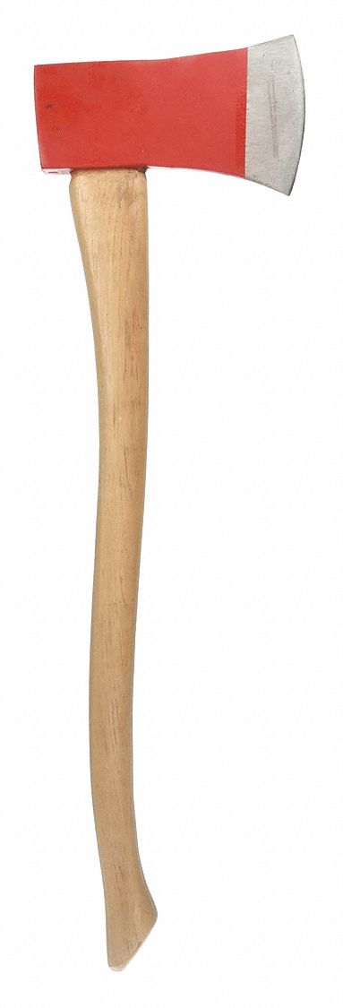 AXE, 32 IN OVERALL L, 5 1/4 IN CUTTING EDGE L, 6 LB HEAD WT, STEEL, WOOD
