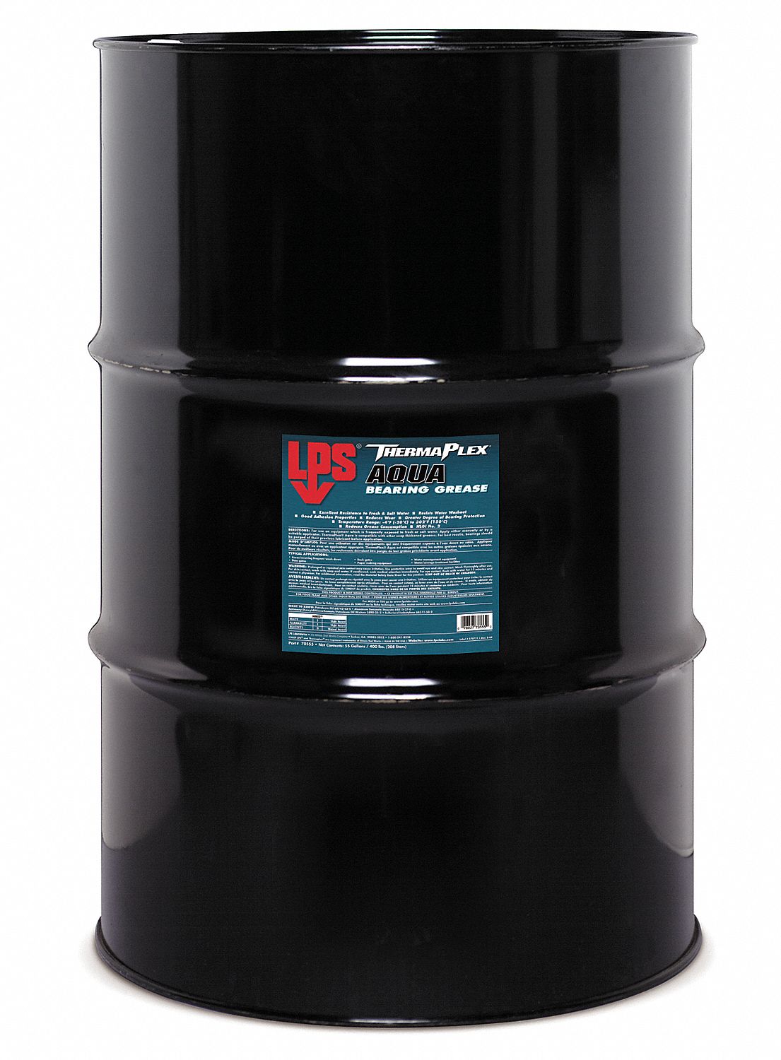 Amber Aluminum Complex Bearing Grease, 55 gal, NLGI Grade: 2 - Grainger