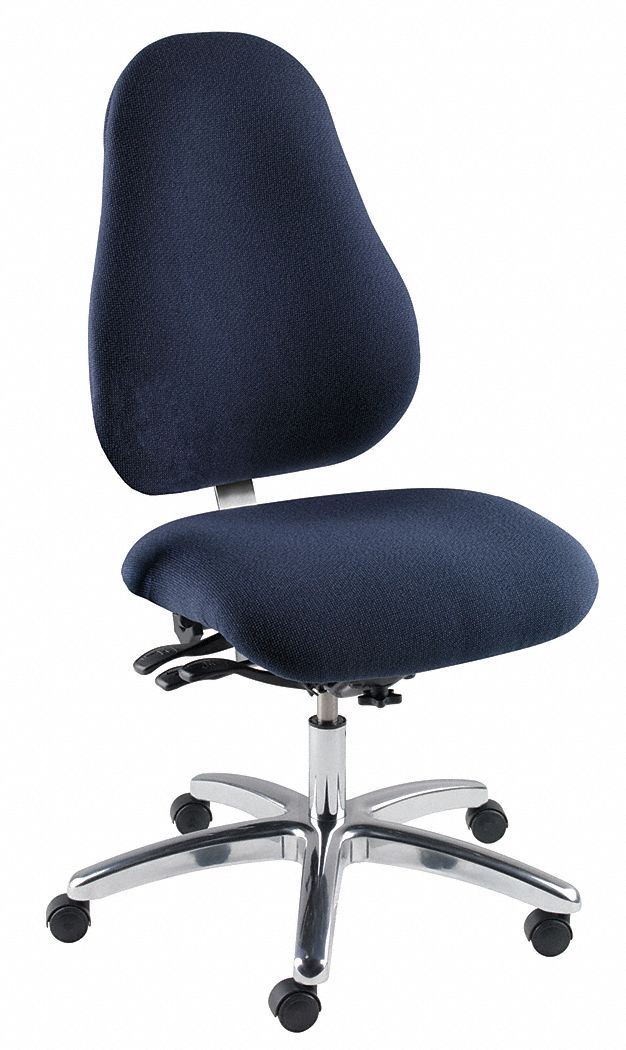 20Y865 - Big/Tall Chair Fabric Blue 20-25 Seat Ht