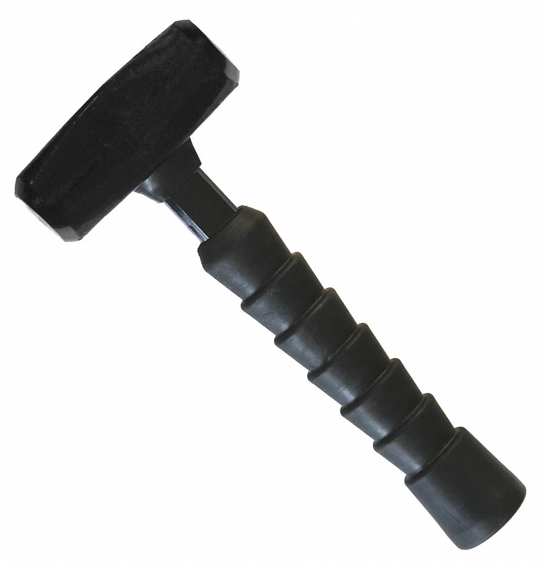 Hand Drilling Hammer, 4lb, Fiberglss/Vinyl