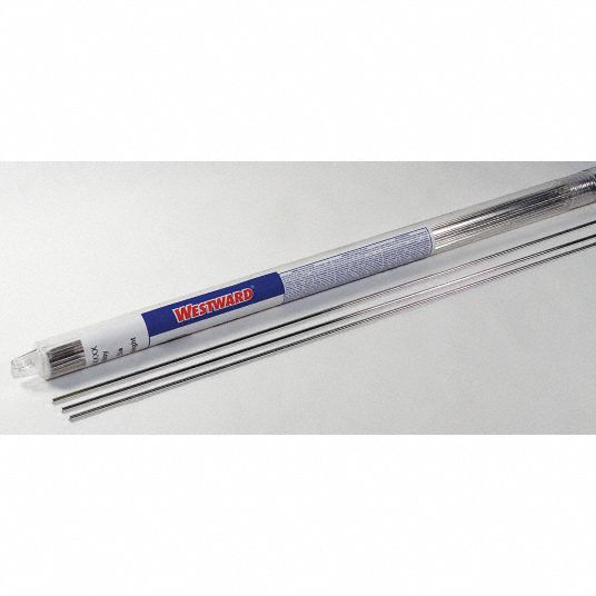 WESTWARD TIG Welding Rod Aluminum, ER4043, 3/32 in x 36 in, 1 lb