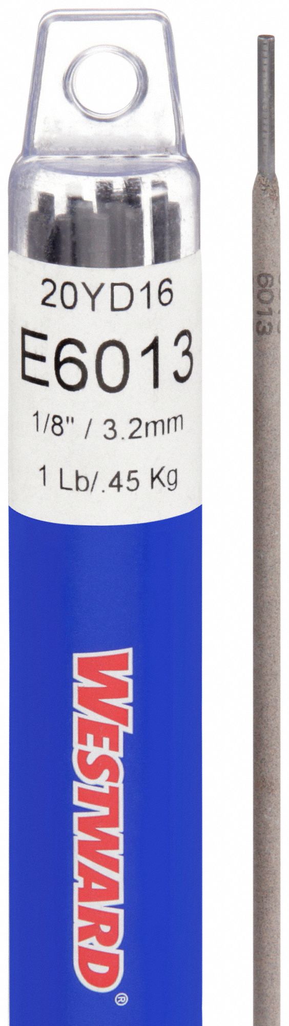 Stick Electrode: Carbon Steel, E6013, 1/8 in x 14 in, 1 lb