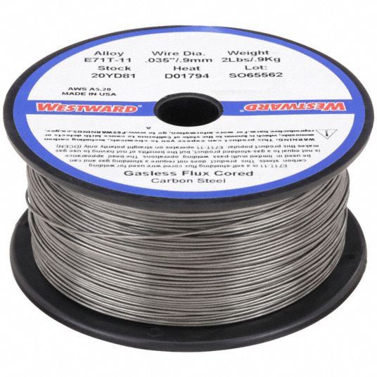 Westward, Carbon Steel, E71t-11, Flux-cored Welding Wire - 20yd81 