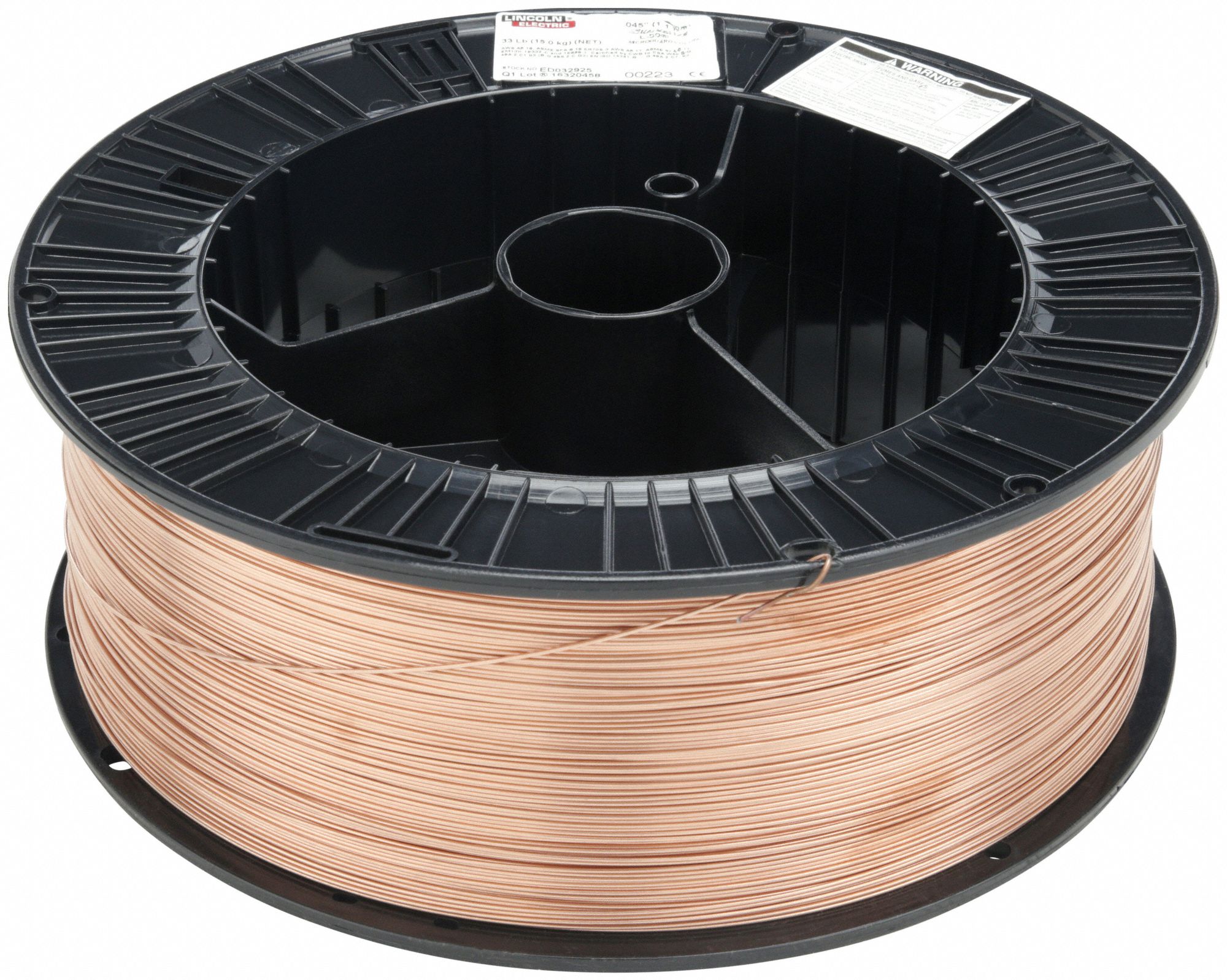 MIG Welding Wire, ER70S-3, 0.045", 33 lb