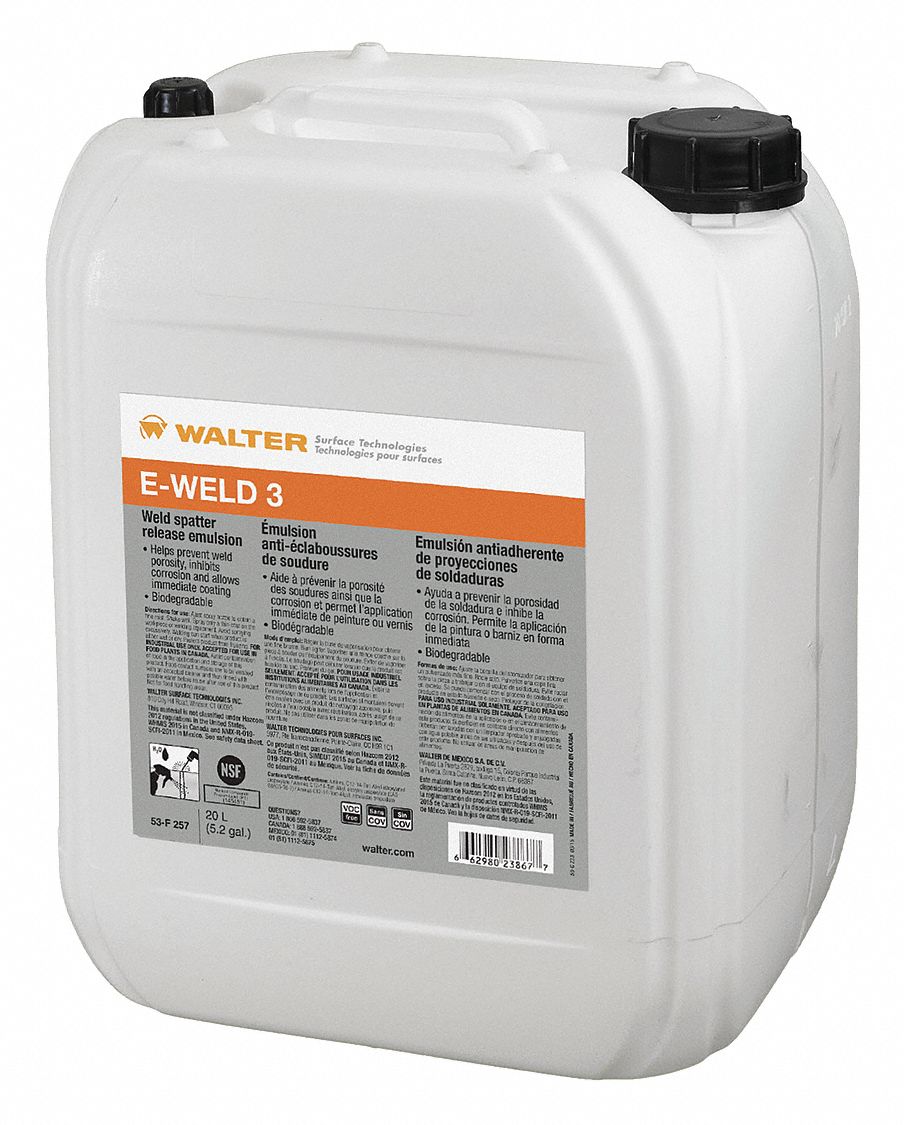 E-WELD 3 SERIES HIGH TEMPERATURE ANTI-SPATTER SOLUTION, ALL METALS