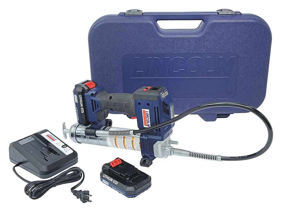 lincoln grease gun battery operated