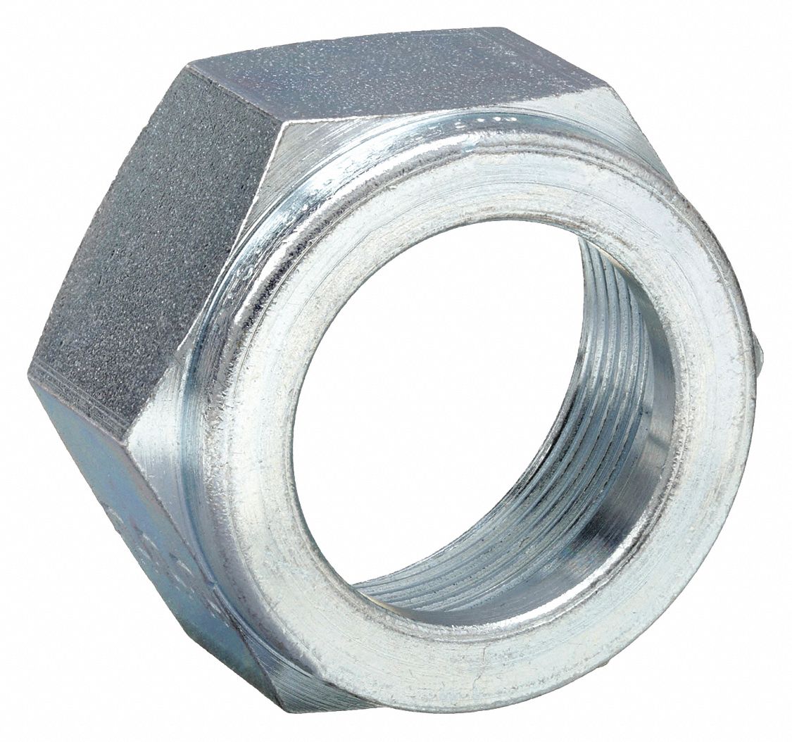 Compression Fitting Nut: 3/4 in OD Size, 3/4" Thread Size, Compression, Steel