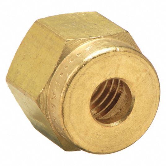 Brass, For 1/8 in Tube OD, Nut - 20YX97|2NU2-B - Grainger