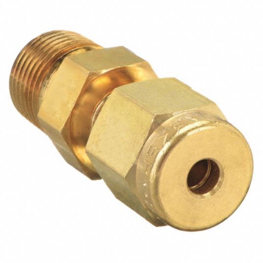 Brass, For 1/8 in Tube OD, Thermocouple Connector - 20YX95|2MTC2N-B ...