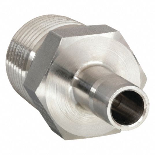 316 Stainless Steel, Compression x MNPT, Tube End Male Adapter - 20YY26 ...