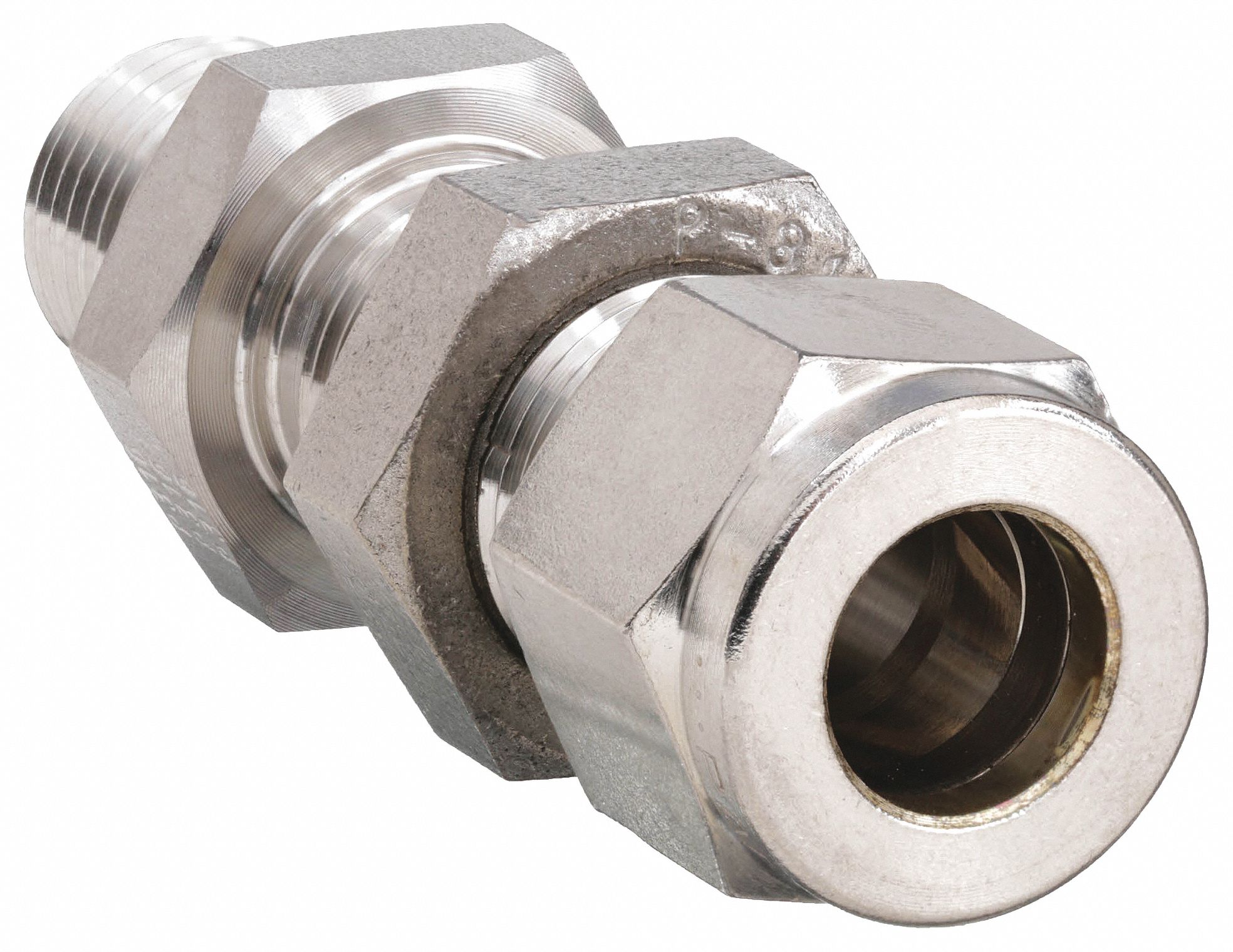 Compression Fitting Adapter: 3/8 in OD x 1/4 in Pipe Fitting Size, Compression x MNPT