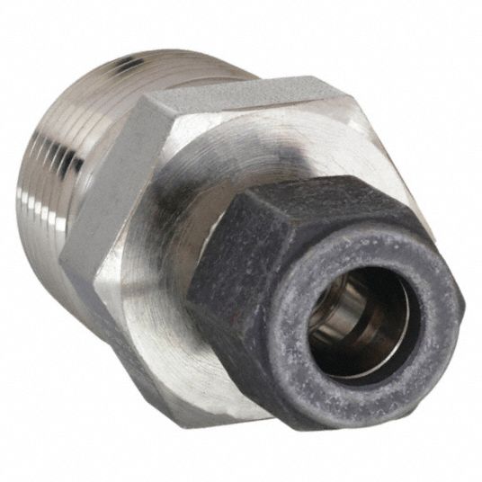 Stainless Steel Compression Tube Fitting, Union, 5/16 Tube OD. Straight  Adapter