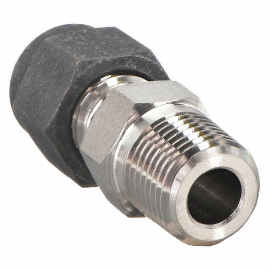 316 Stainless Steel, Compression x MNPT, Thermocouple Connector ...