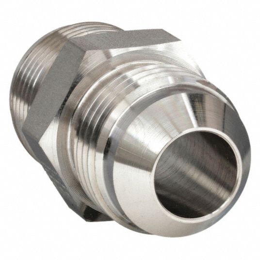 1/2 in. Tube O.D. x 1/2 in. Female AN Tube Flare - AN Adapter - Double  Ferrule - 316 Stainless Steel Compression Tube Fitting