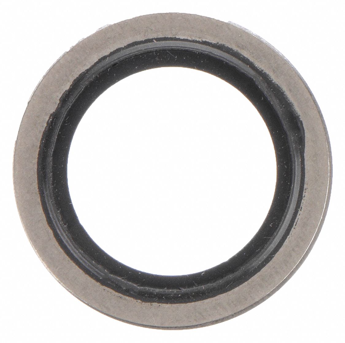 316 Stainless Steel, 1/8 in Fitting Pipe Size, Bonded Seal Washer ...
