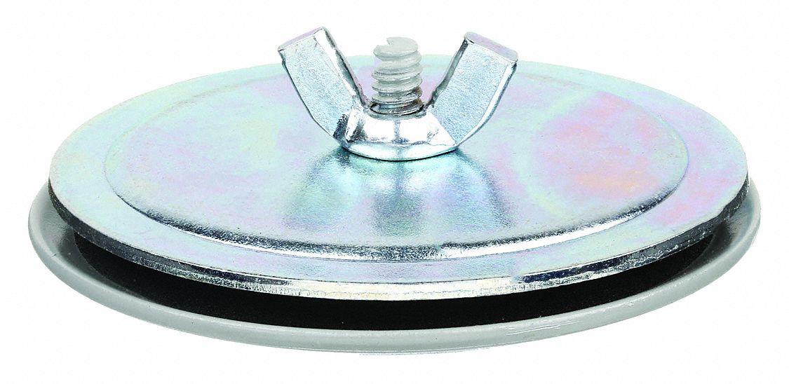 Oiltight Hole Seal, 2.50 in Conduit Size, 3.00 in Hole Dia., Galvanized