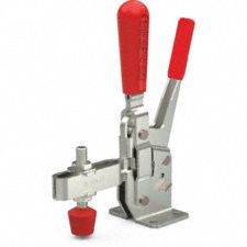 Toggle Clamp: Locking Vertical  Handle, Flange Base Mounting, 103° Clamp Arm Opening Angle