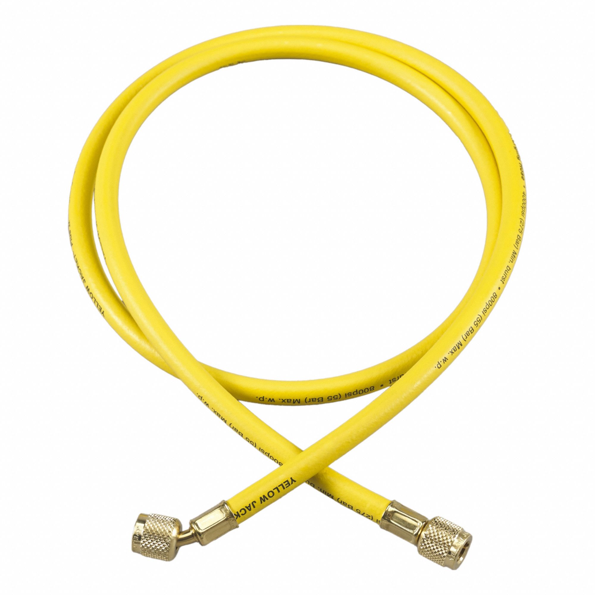 Hose: 3 ft Lg, Yellow, Single Hose