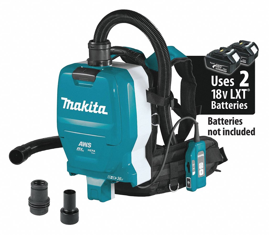 Backpack Vacuum, 64 cfm Air Flow