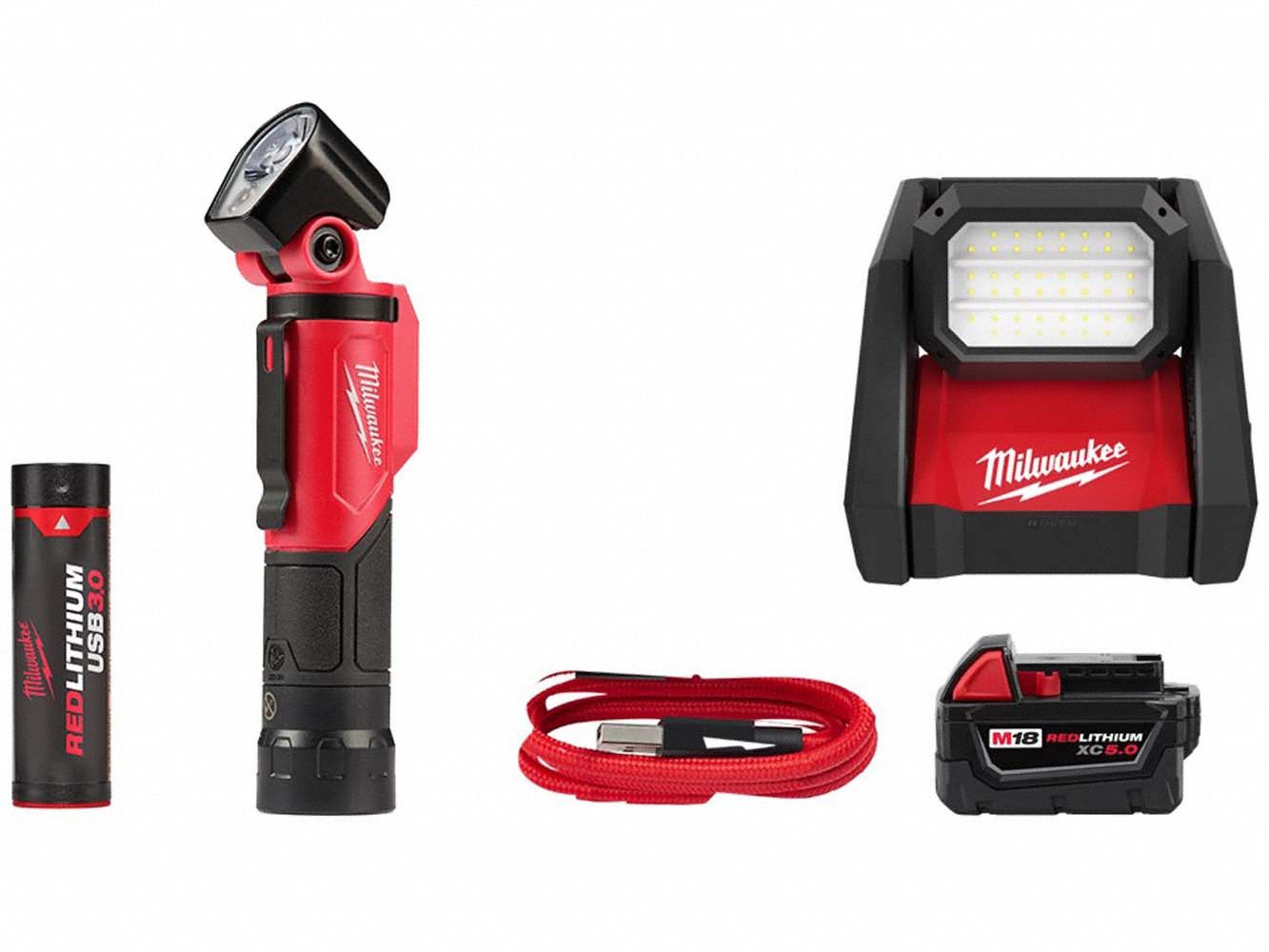 Flashlight + M18 Light + XC5.0 Battery