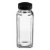 Clear Rectangular Glass Lab Bottles