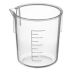 Low Form Plastic Beakers Without Handles