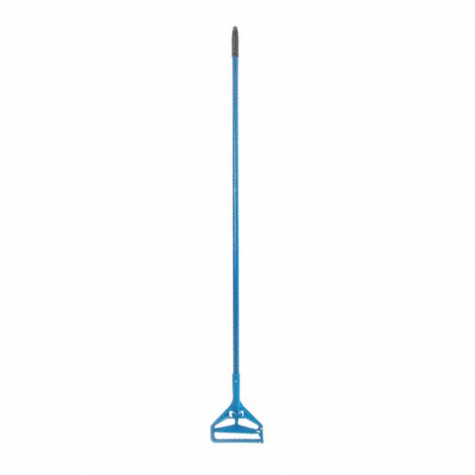 Mop Handle,Fbrgl,Blu,Plstc Hndl,60