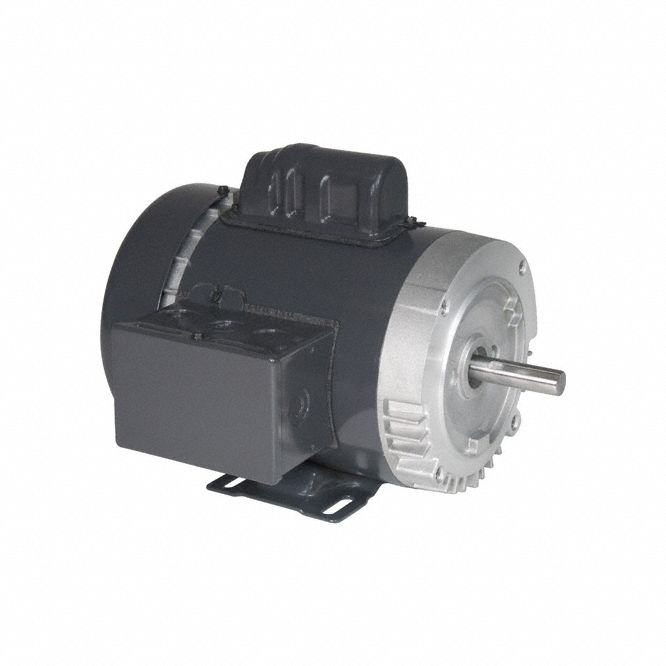 General Purpose Motor: Single Phase, 1 1/2 hp, 115/208-230V AC, 56HC Frame Size, 60 Hz