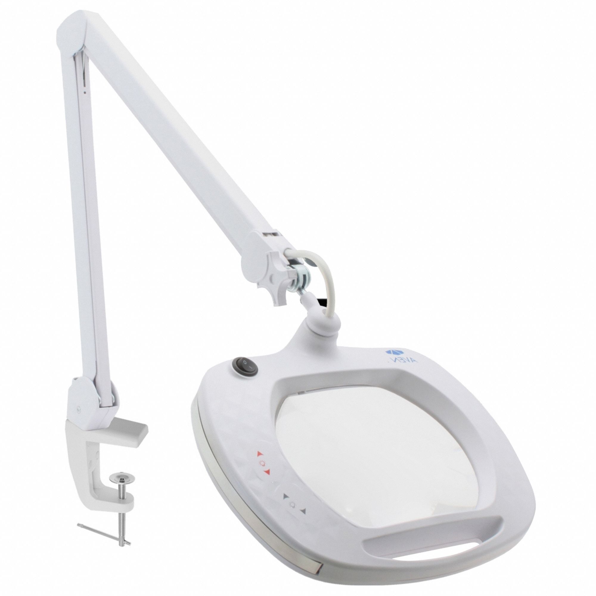 Prolite® Economy Fluorescent Magnifier - 3 Diopter (1.75x) - 36 Reach -  Table Edge Clamp - EM-36-B - O.C. White Co.