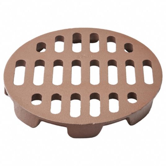 Jay R. Smith Mfg. Co Floor Drain Grate, Round, 5-19/32 in Dia