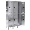 Corrosion-Resistant Louvered Metal Wardrobe Lockers